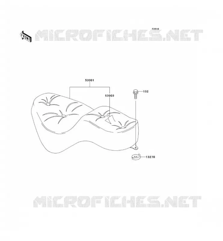 SELLE Kawasaki MOTOS 800 1996 VN800  VN800-A2