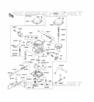 CARBURATEUR pour Kawasaki VN800 1997