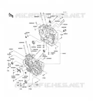 CARTER MOTEUR(S) pour Kawasaki VN800 1997