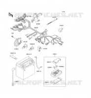 CHASSIS EQUIPMENT ELECTRIQUE pour Kawasaki VN800 1997