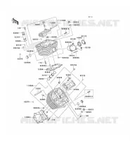 CULASSE pour Kawasaki VN800 1997