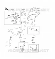 GUIDON pour Kawasaki VN800 1997