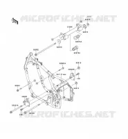PIECE DE CADRE (COUVERTURE) pour Kawasaki VN800 1997