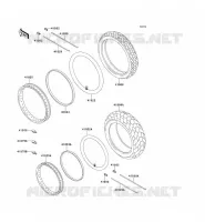 PNEUS pour Kawasaki VN800 1997