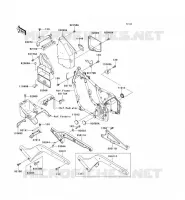 SUPPORT BATTERIE pour Kawasaki VN800 1997