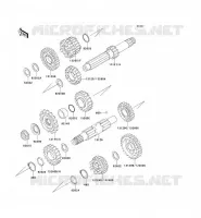 TRANSMISSION pour Kawasaki VN800 1997
