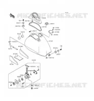 RESERVOIR CARBURANT pour Kawasaki VN800 1999