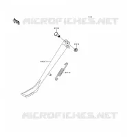 BEQUILLES pour Kawasaki VN800 1999