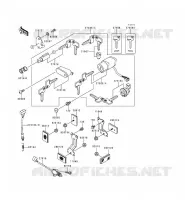 CONTACTEUR SERRURE/R&Eacute;FLECTEUR pour Kawasaki VN800 1999
