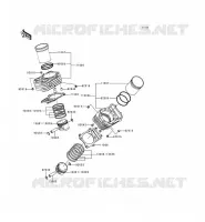 CYLINDRE/PISTON pour Kawasaki VN800 1999