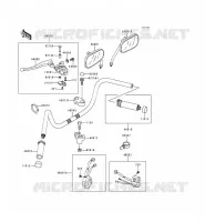 GUIDON pour Kawasaki VN800 1999