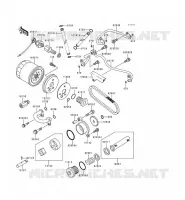 POMPE A HUILE/FILTRE &Agrave; HUILE pour Kawasaki VN800 1999