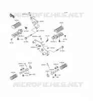 REPOSE PIED pour Kawasaki VN800 1999