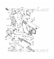 SUPPORT BATTERIE pour Kawasaki VN800 1999