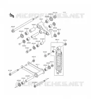 SUSPENSION/AMORTISSEUR pour Kawasaki VN800 1999