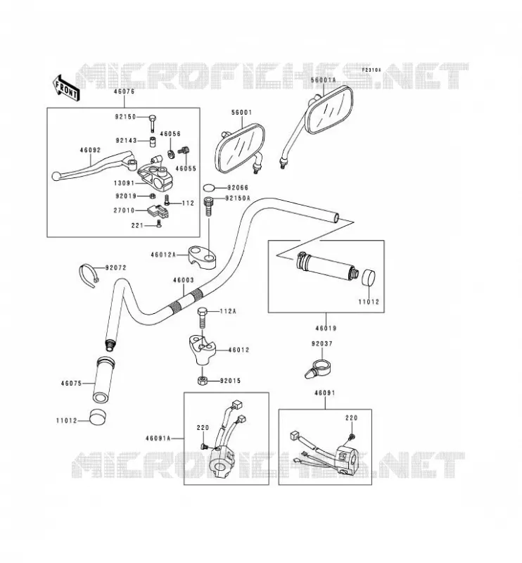 GUIDON Kawasaki MOTOS 800 1999 VN800  VN800-A5