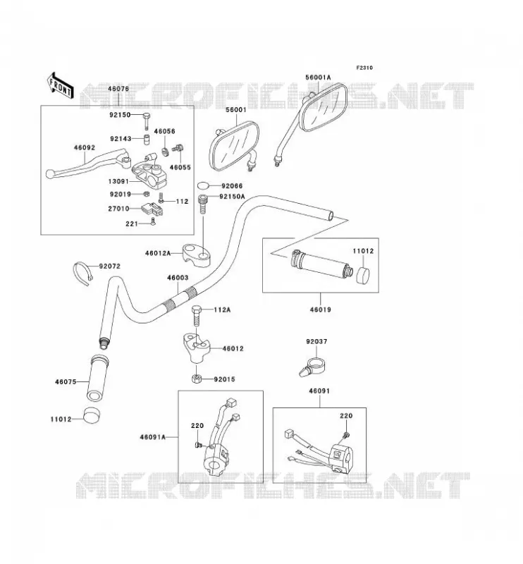 GUIDON Kawasaki MOTOS 800 2003 VN800  VN800-A9