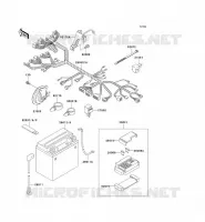 CHASSIS EQUIPMENT ELECTRIQUE pour Kawasaki VN800 CLASSIC 1998