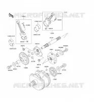 VILEBREQUIN pour Kawasaki VN800 CLASSIC 1998