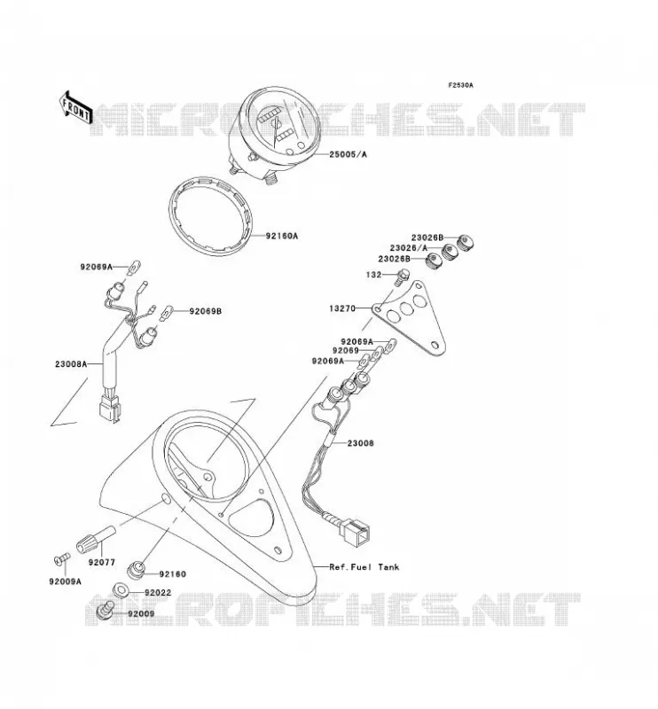 COMPTEURS Kawasaki MOTOS 800 1999 VN800 CLASSIC  VN800-B4