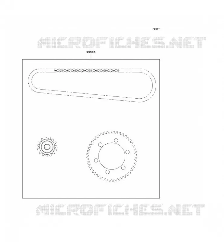 KIT CHAINE Kawasaki MOTOS 800 2000 VN800 CLASSIC  VN800-B5