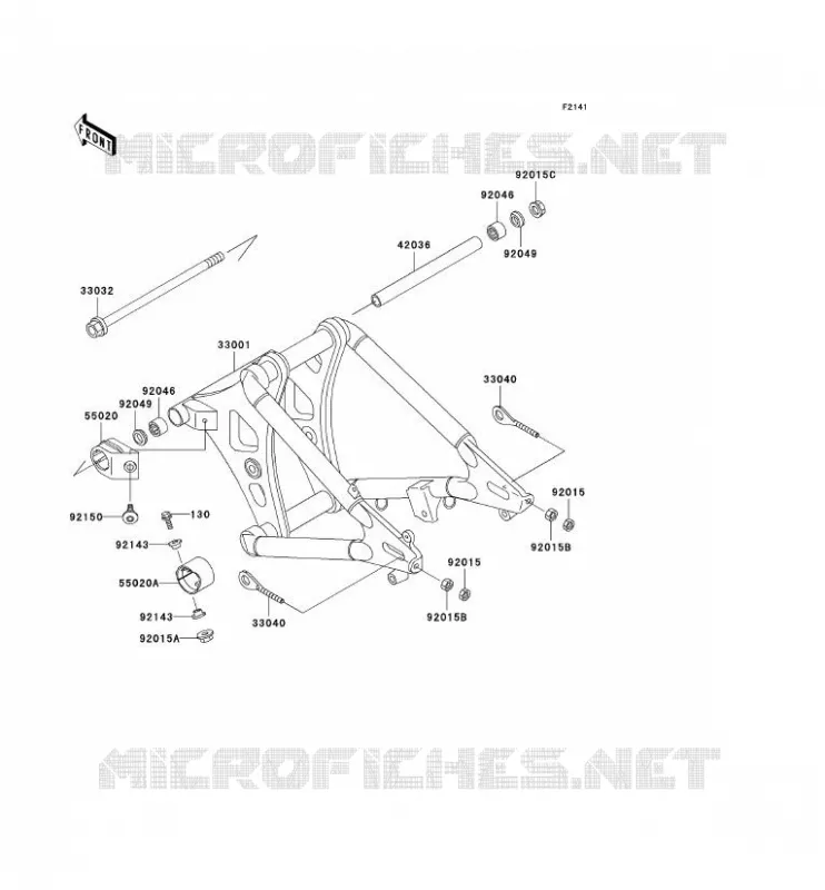 BRAS OSCILLANT Kawasaki MOTOS 800 2000 VN800 CLASSIC  VN800-B5