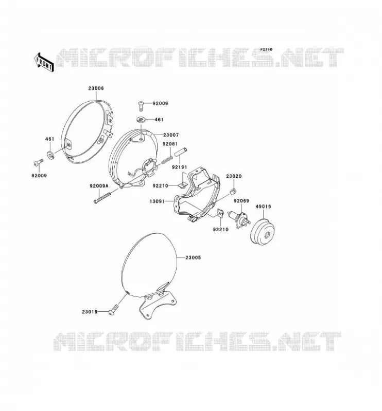 OPTIQUE(S) Kawasaki MOTOS 800 2000 VN800 CLASSIC  VN800-B5