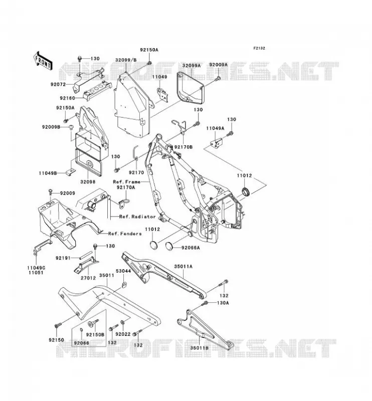 SUPPORT BATTERIE Kawasaki MOTOS 800 2000 VN800 CLASSIC  VN800-B5