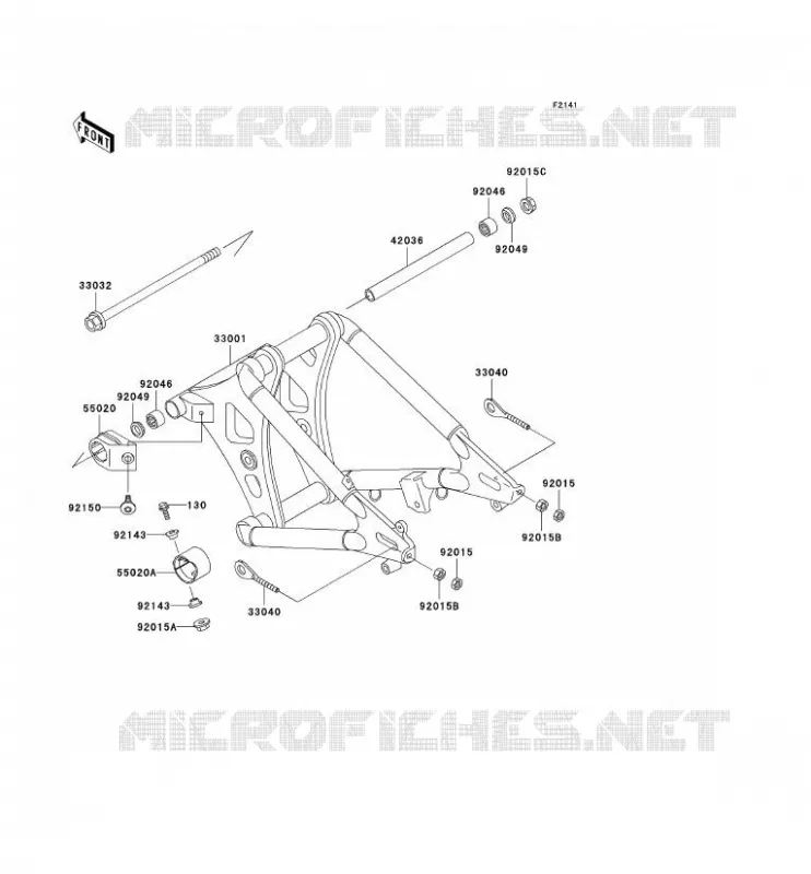 BRAS OSCILLANT Kawasaki MOTOS 800 2002 VN800 CLASSIC  VN800-B7
