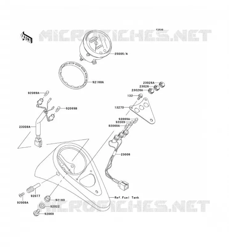 COMPTEURS Kawasaki MOTOS 800 2002 VN800 CLASSIC  VN800-B7