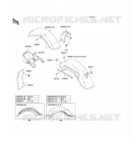 GARDE BOUE pour Kawasaki VN800 CLASSIC 2003