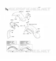 GARDE BOUE pour Kawasaki VN800 CLASSIC 2003