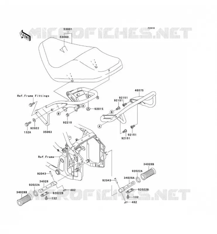 ACCESSOIRE Kawasaki MOTOS 800 2002 VN800 DRIFTER  VN800-E2