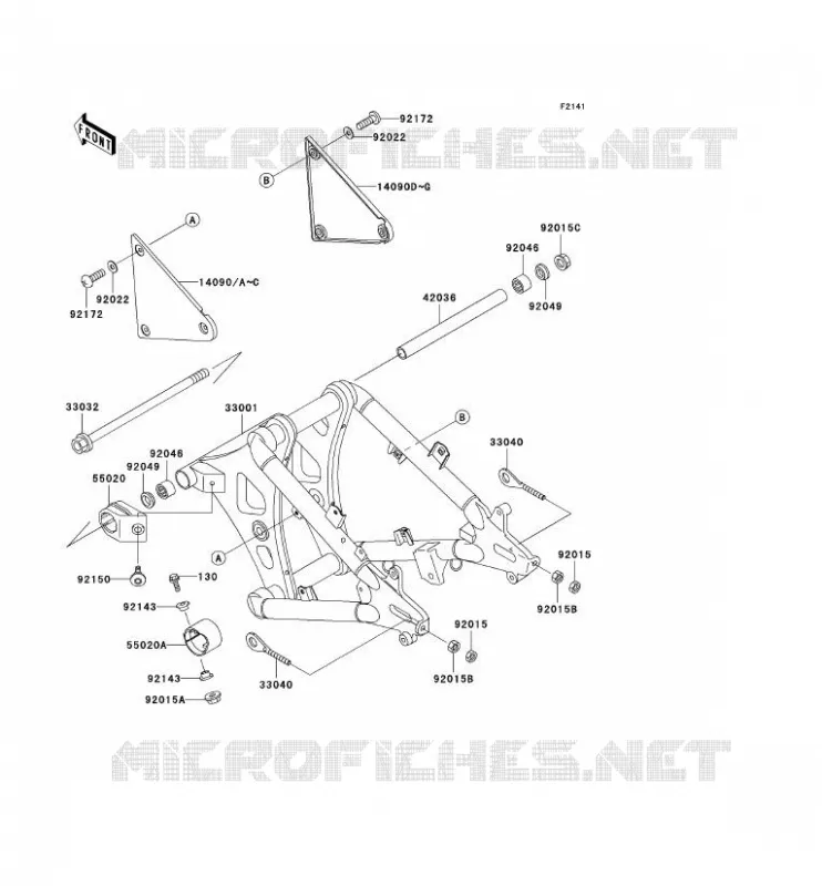 BRAS OSCILLANT Kawasaki MOTOS 800 2003 VN800 DRIFTER  VN800-E3