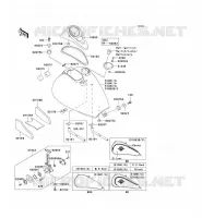 RESERVOIR CARBURANT pour Kawasaki VN800 DRIFTER 2005