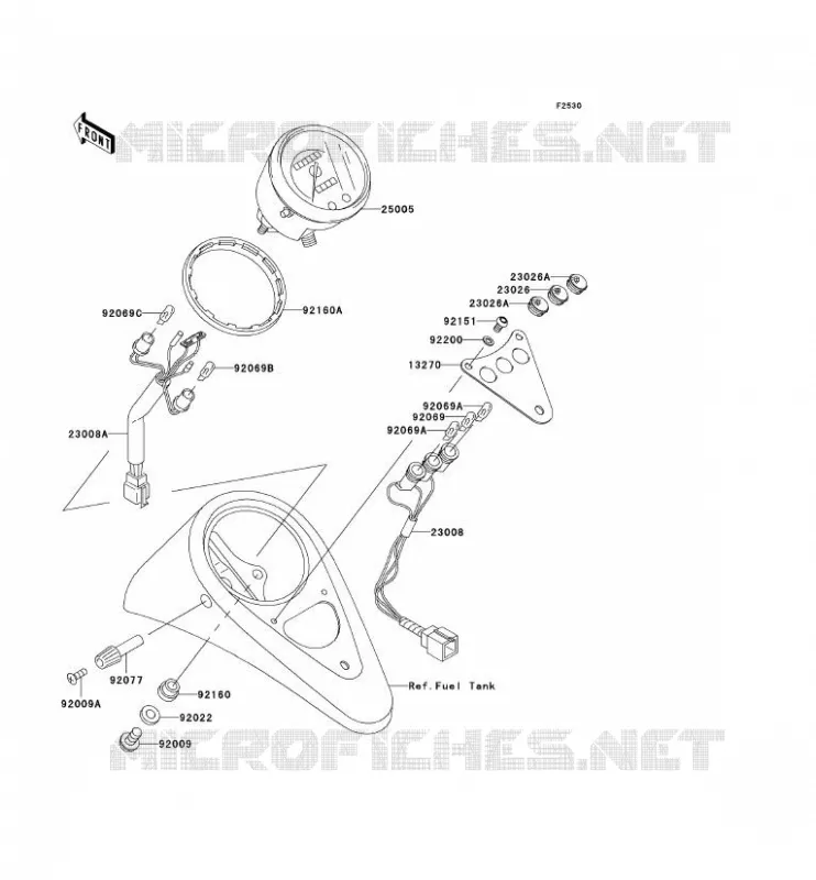 COMPTEURS Kawasaki MOTOS 800 2006 VN800 DRIFTER  VN800E6F