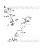 CYLINDRE/PISTON pour Kawasaki VN900 CLASSIC 2006