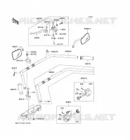 GUIDON pour Kawasaki VN900 CLASSIC 2006