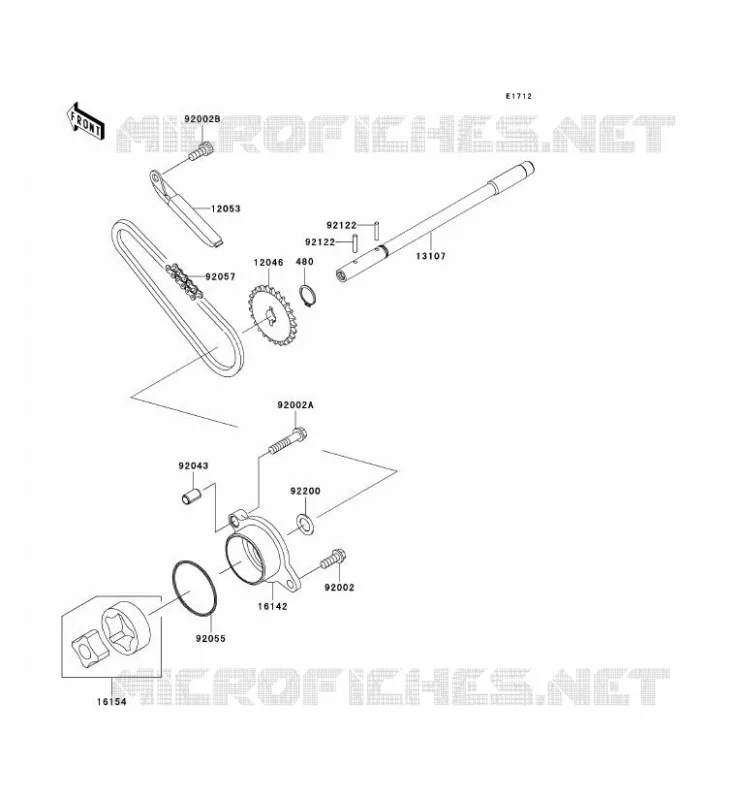 POMPE A HUILE Kawasaki MOTOS 900 2007 VN900 CLASSIC  VN900B7F