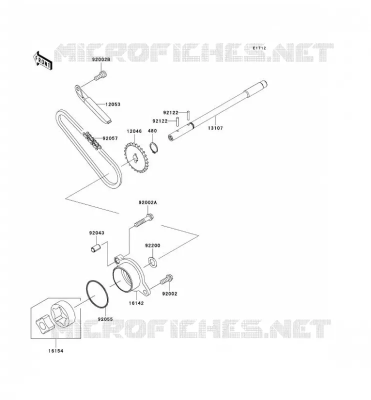 POMPE A HUILE Kawasaki MOTOS 900 2007 VN900 CLASSIC  VN900B7F
