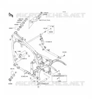 CH&Acirc;SSIS pour Kawasaki VN900 CLASSIC 2010