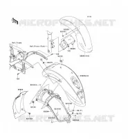 GARDE BOUE pour Kawasaki VN900 CLASSIC 2010