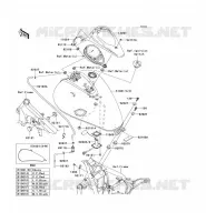 RESERVOIR CARBURANT pour Kawasaki VN900 CLASSIC 2010