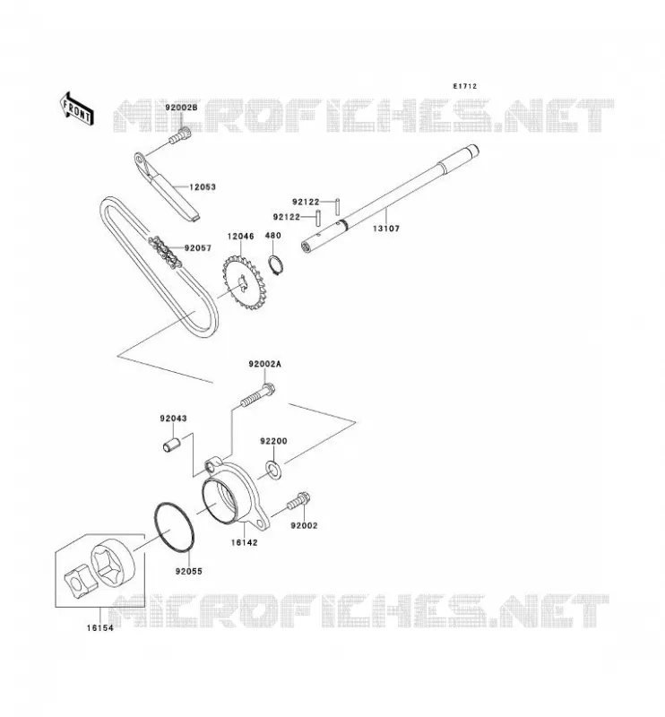 POMPE A HUILE Kawasaki MOTOS 900 2013 VN900 CLASSIC  VN900BDF