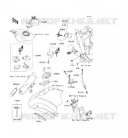 CONTACTEUR SERRURE/R&Eacute;FLECTEUR pour Kawasaki VN900 CLASSIC 2013