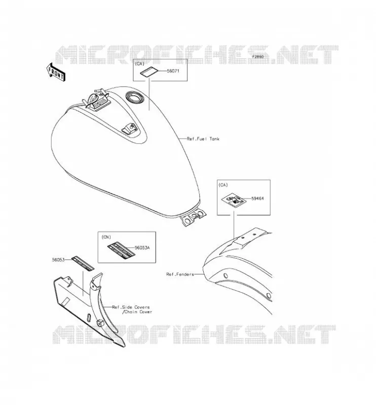 LABEL Kawasaki MOTOS 900 2014 VULCAN 900 CLASSIC  VN900BEF