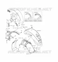 GARDE BOUE pour Kawasaki VULCAN 900 CLASSIC 2015