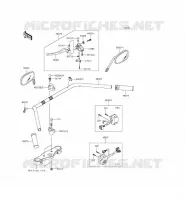 GUIDON pour Kawasaki VULCAN 900 CLASSIC 2015