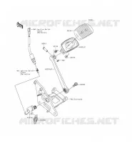 PEDALE DE FREIN/TORQUE LINK pour Kawasaki VULCAN 900 CLASSIC 2015