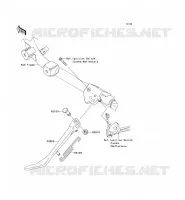BEQUILLES pour Kawasaki VN900 CUSTOM 2011
